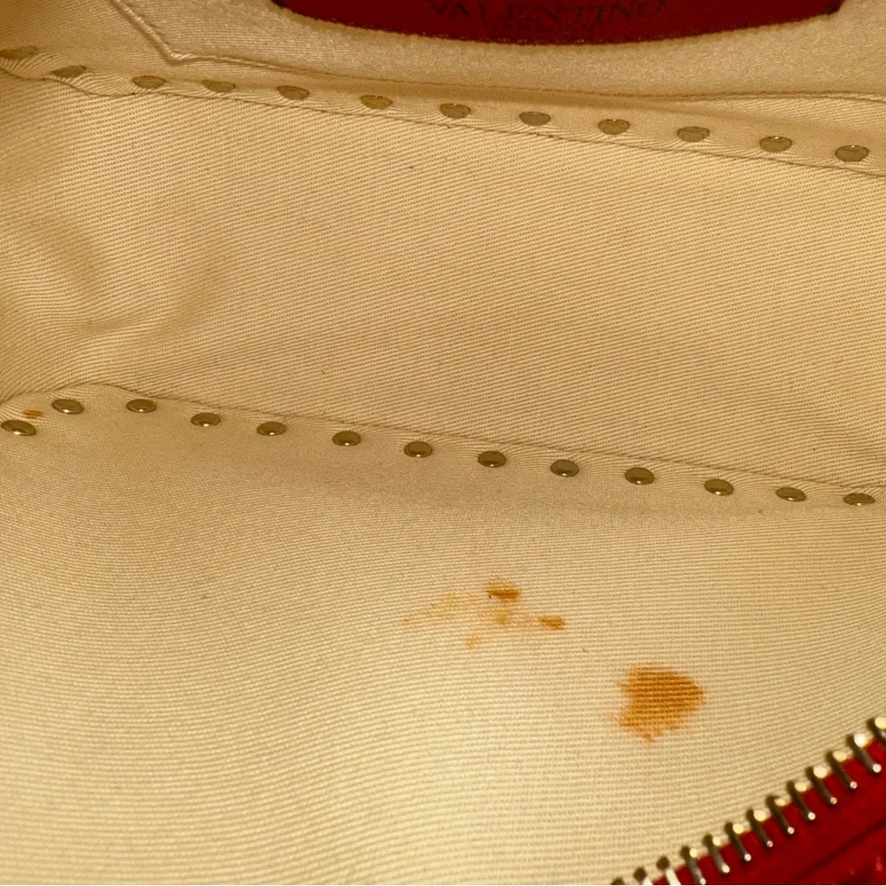 Valentino Red Rockstud Crossbody Bag - Picture 8 of 9